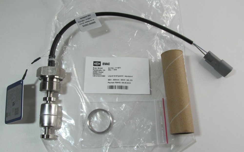 EVAC/ JUMO 111971 RAILROAD LIQUID LEVEL GUARD/ SENSOR/ FLOAT SWITCH SSV EQUIPPED