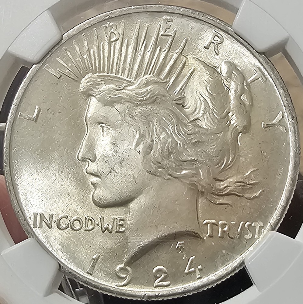 1924 Peace Dollar MS-66 NGC VIDEO