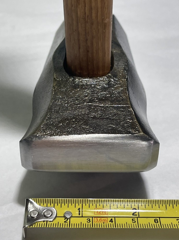Blacksmith Hex Cross Pein Hammer Dyed Handle