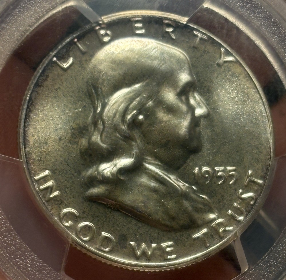 1955 Proof Franklin Half Dollar — PCGS PR67