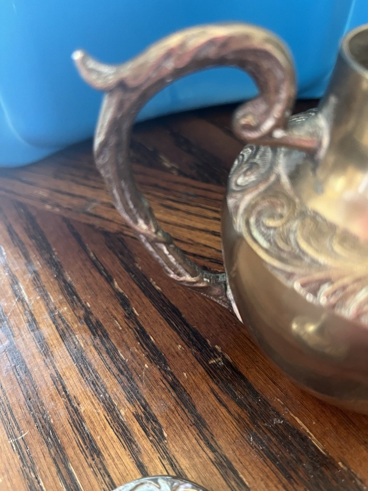 Brass Double Handle Jar and Lid