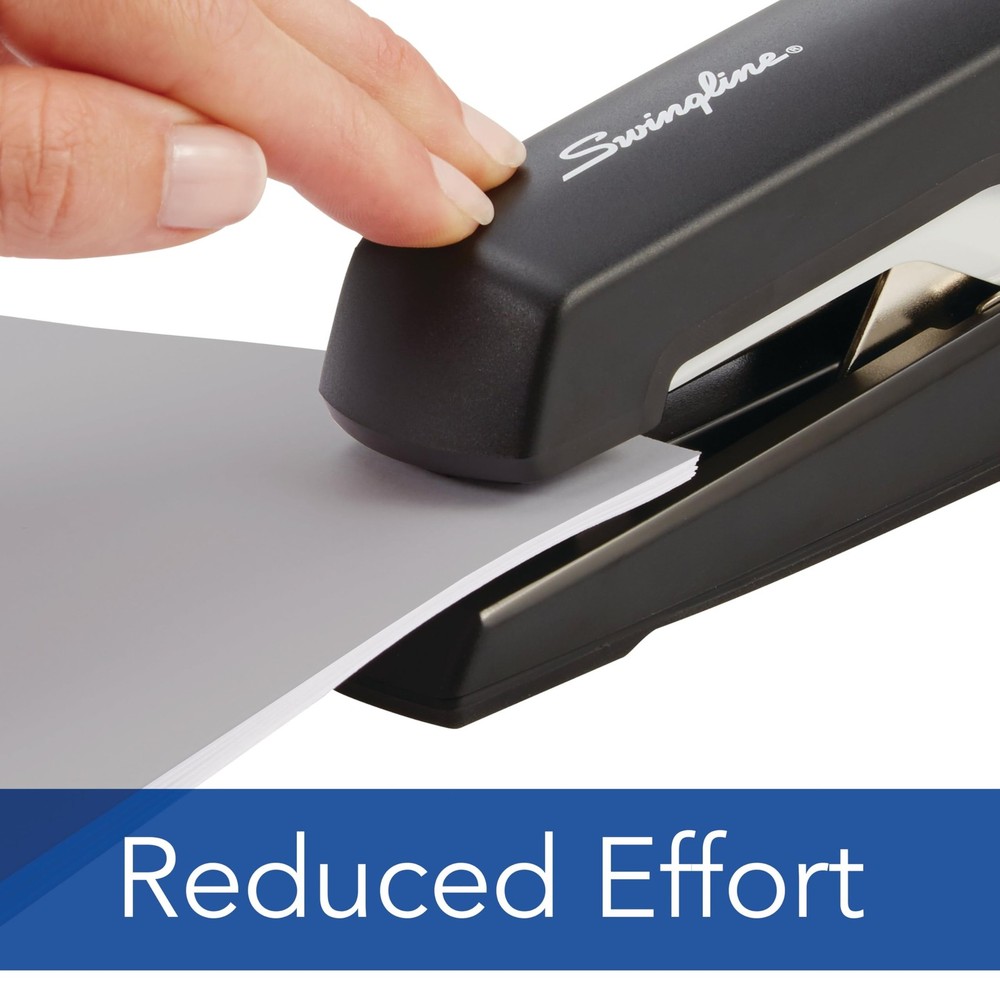 Durable Black Gray Stapler Omnipress Technology 30 Sheets Desktop Handheld Use