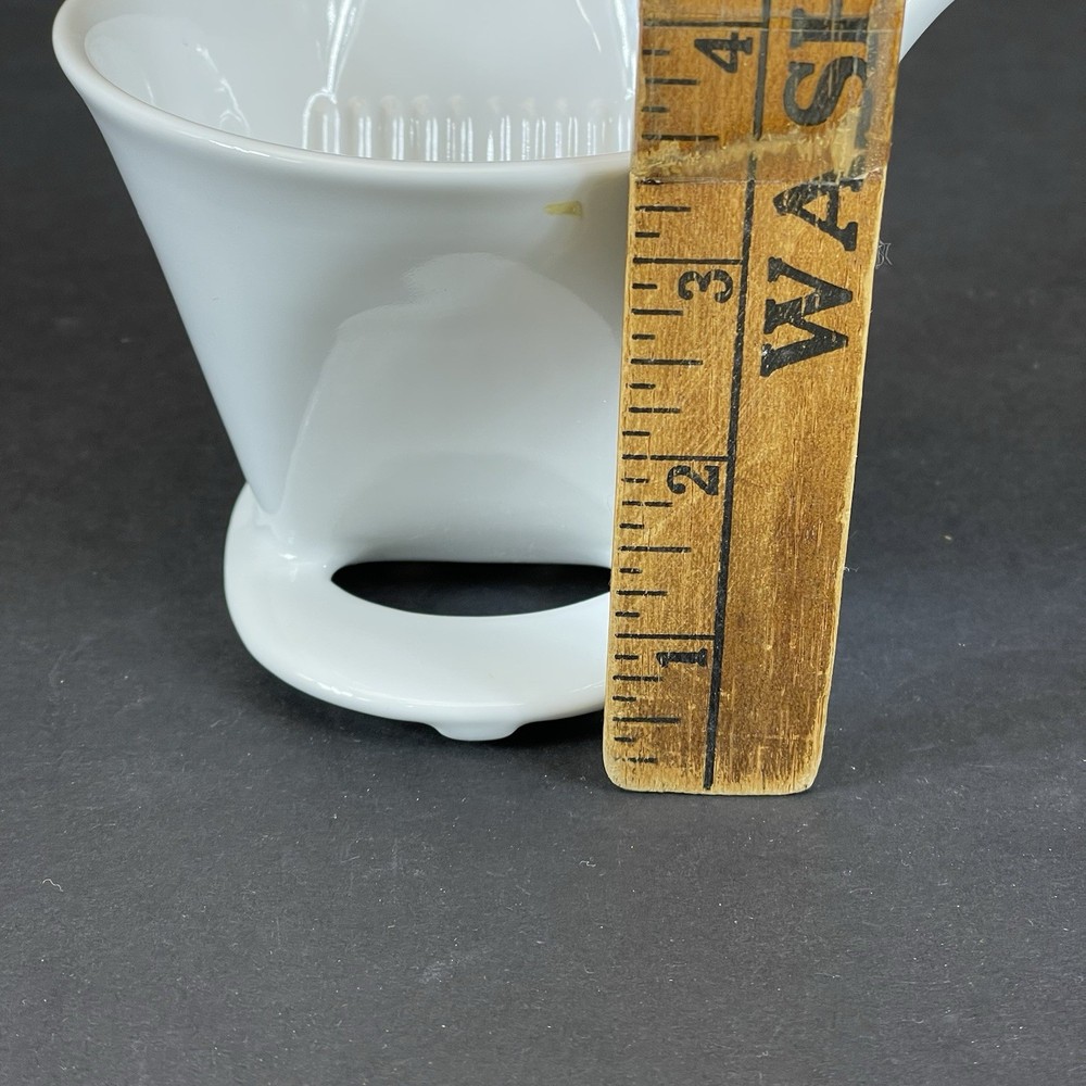 Zero BEE HOUSE Japan White Ceramic Coffee Dripper Drip Cone Brewer