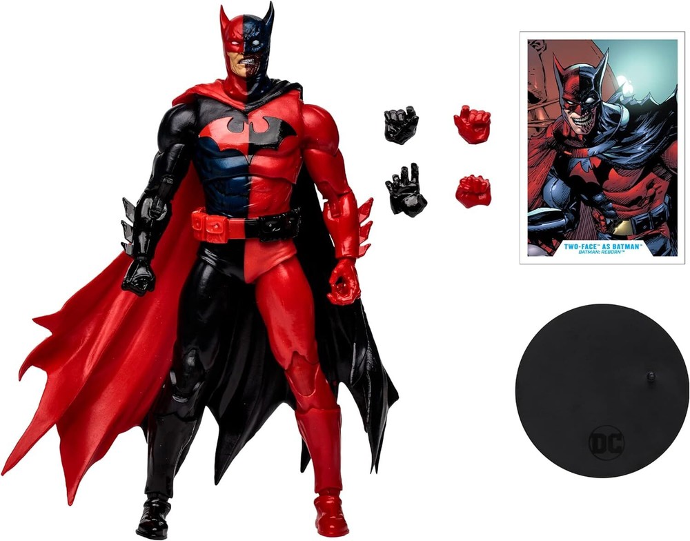 DC Multiverse - Batman: Reborn - 7" Two-Face As Batman Action Figure