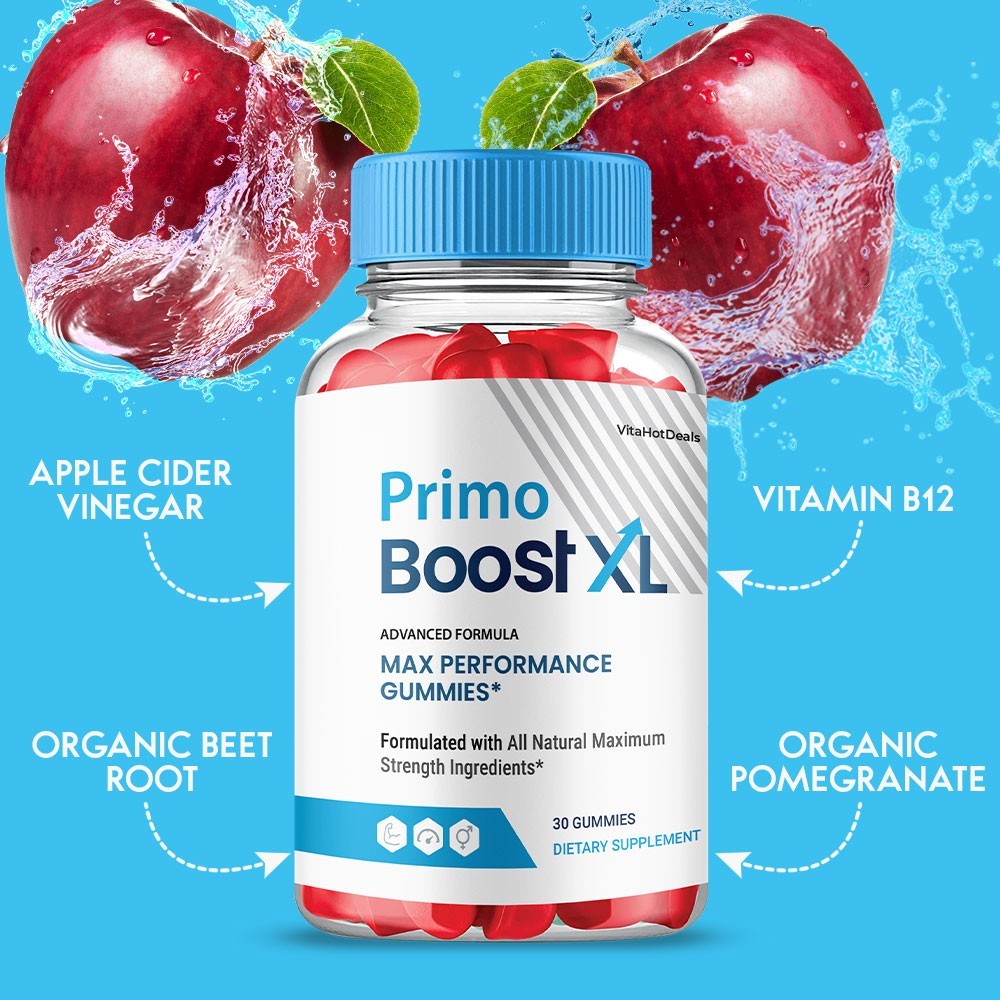 Primo Boost XL Gummies. Max Strength Formula, PrimoBoost XL Supplement (2 Pack)