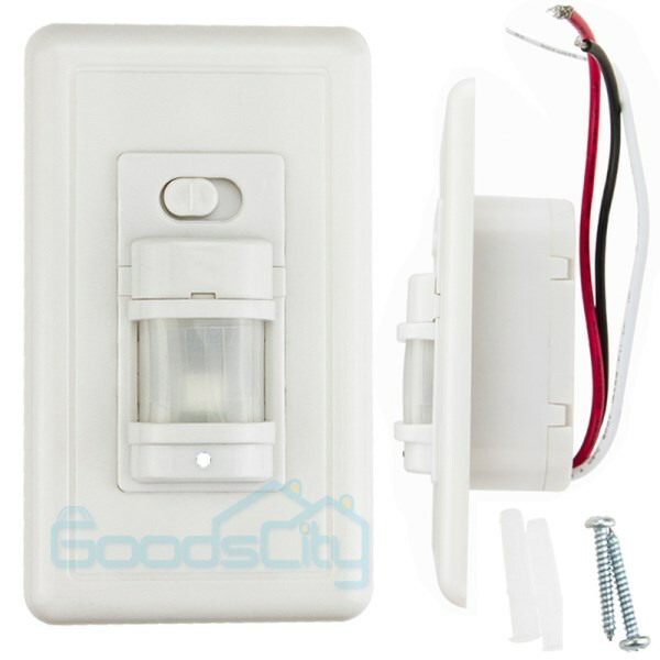 Body Infrared Motion Sensor Switch Detector LED Lamp Light Control Wall Mount