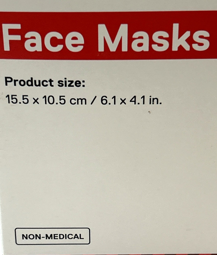 Face Masks Protective 10 Individually Wrapped, 3 Ply