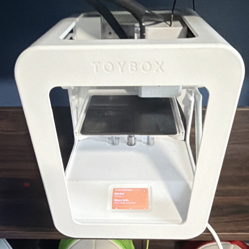 Toybox 3D Printer Model Toybox White Compact Desktop Printing Machine