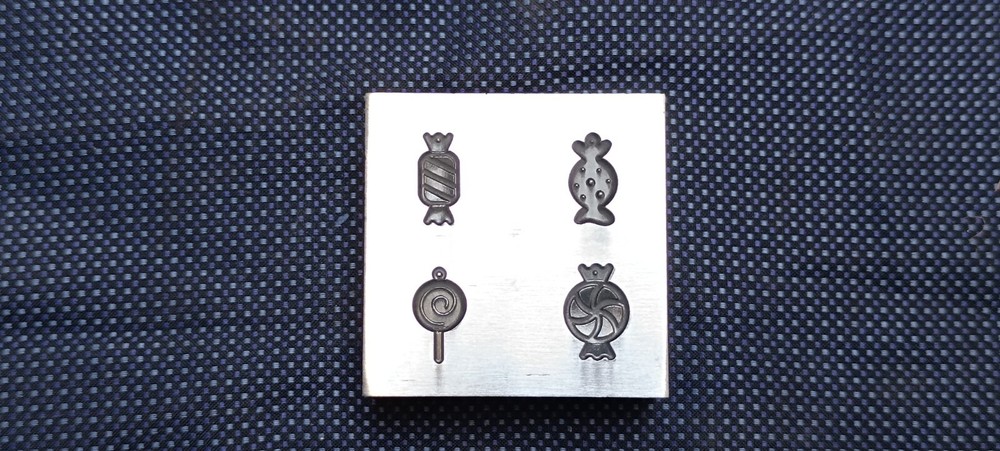 Jewelry making Shotplate | Candy Design | Chocolate Shape | Small Impression Die