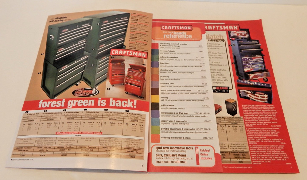 Sears Craftsman USA Tool Catalog 2005 2006 Power & Hand Tool