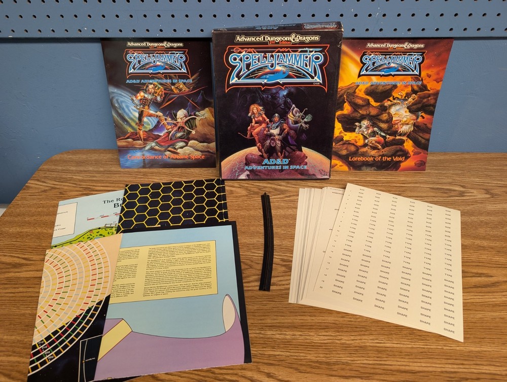 AD&D Spelljammer Box Set Complete Uncut | 1049 2nd Edition | TSR 1989