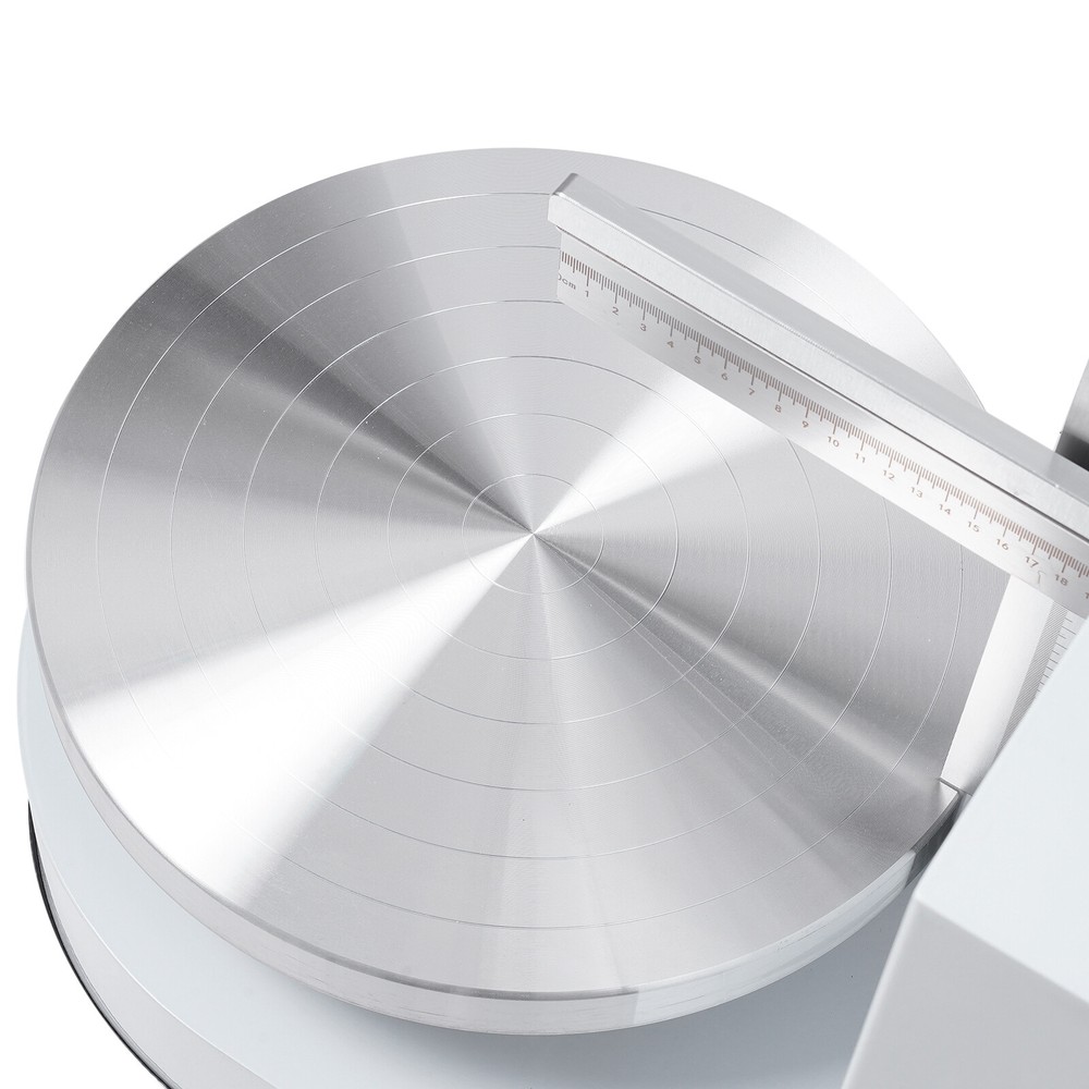 Display Smooth Cream Adjustable 4-12'' Birthday Cake Decorating Machine White