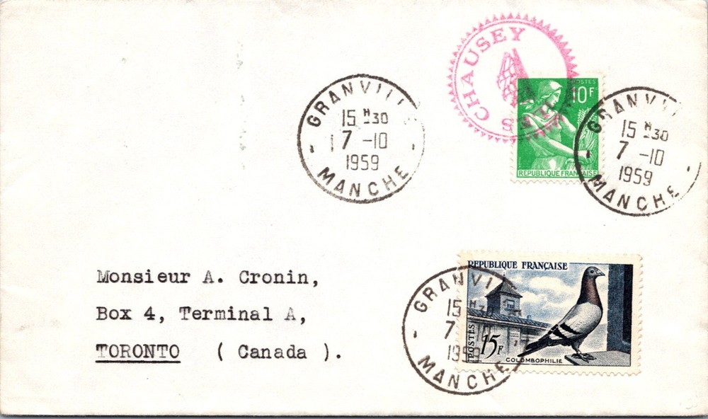 CA 1959 Granville to Toronto  - A830