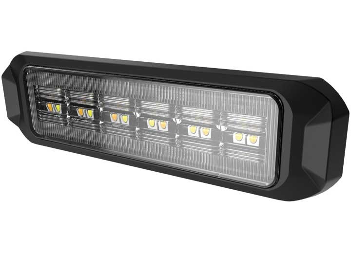 Arc Lighting BB6010D 4" Surface Mnt Strobe Work Light Bar SAE Class1 Amber/Green