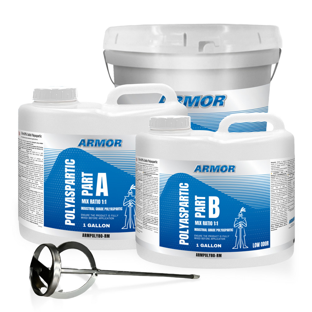 Polyaspartic - 2 Gal Clear / Colored