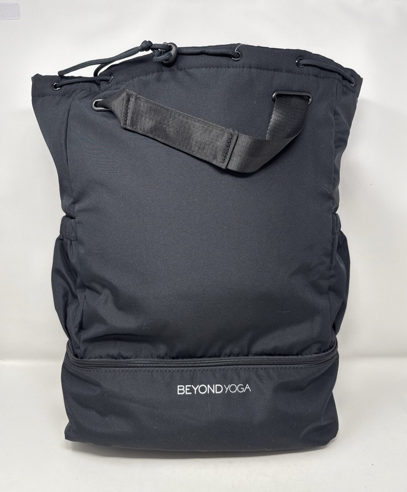 Beyond Yoga Convertible Gym Bag Backpack Black