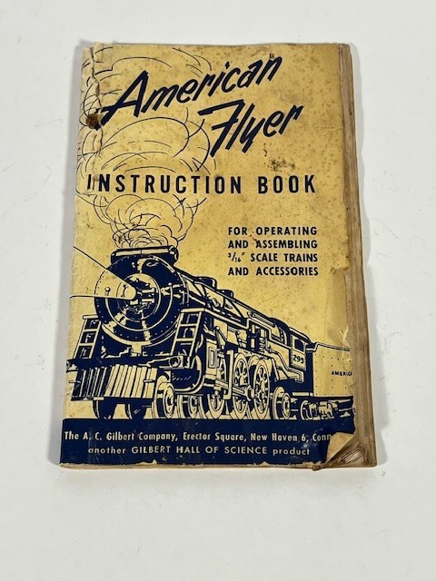 1952 American Flyer Instruction Book, bin 15