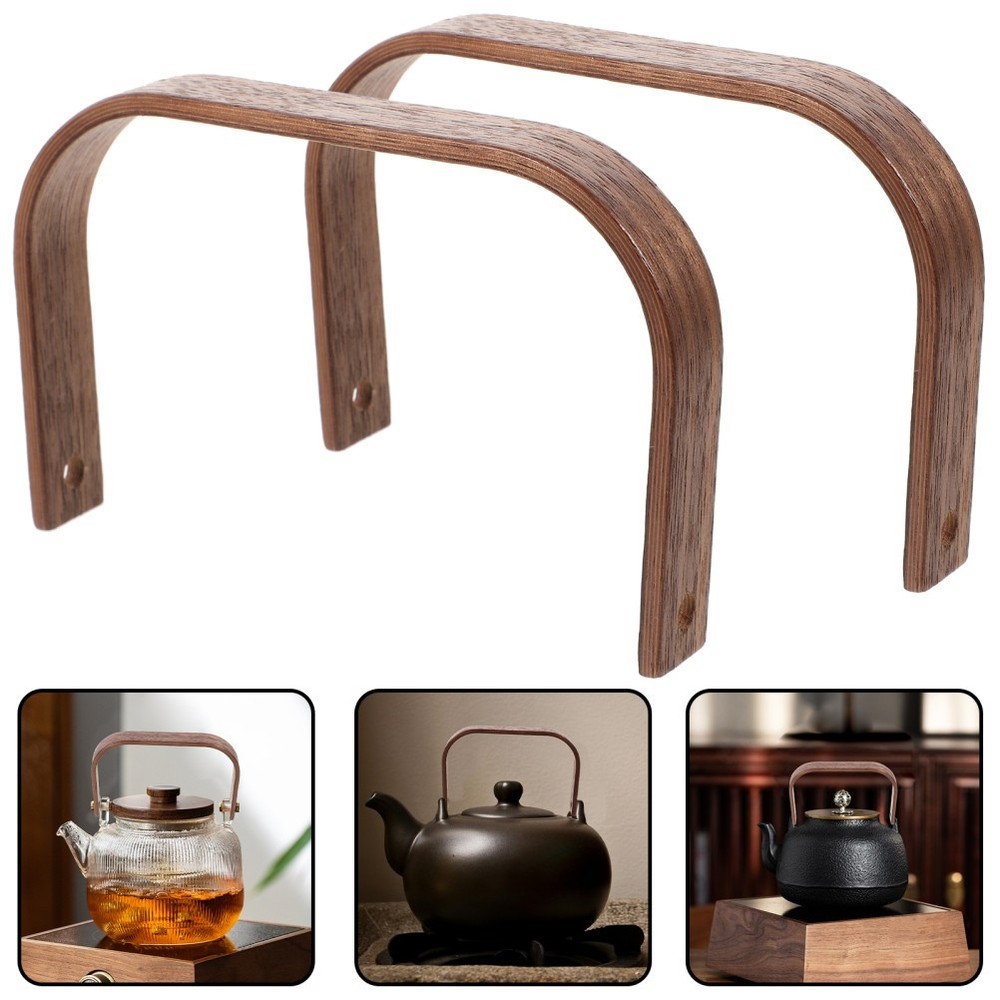 2 Pcs U-shape Tea Pot Handle Teapots for Stove Top Replaceable Kettle Grip