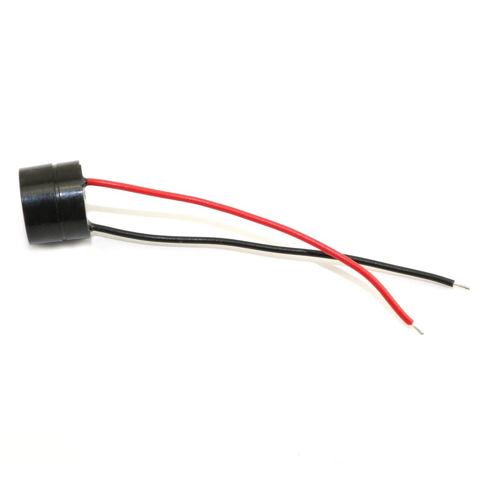 RuiLing 5pcs DC 12V Wired Active Electronic Buzzer Electromagnetic Type Black