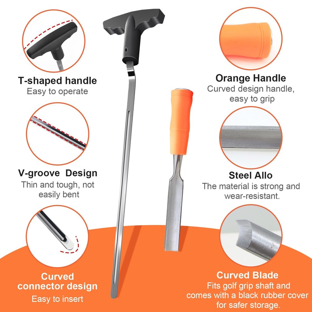 Golf Grip Tape Stripper Remover Tool & Removal - Grip...