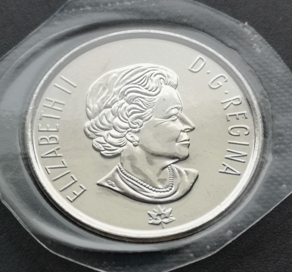 ***CANADA 25 CENTS COLOURED 2017 *** CANADA 150 ***