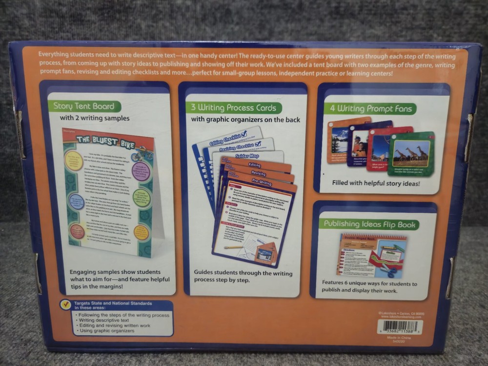 Lakeshore Step by Step Independent Writing Center DESCRIPTIVE