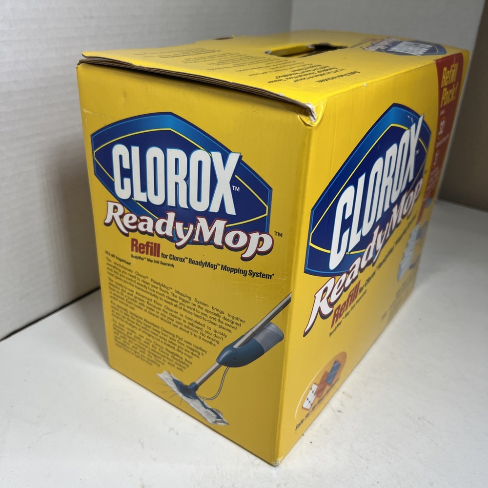 Clorox ReadyMop Refill Pack Includes 32 Pads 3 24 Oz Advanced Floor Cleaner NEW
