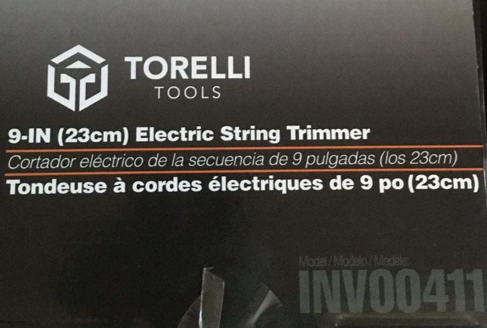 NEW Torelli Tools Electric String Trimmer / Edger – 9” (23 cm)