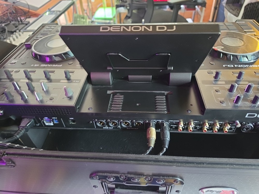 Denon DJ PRIME4+ With PROX case
