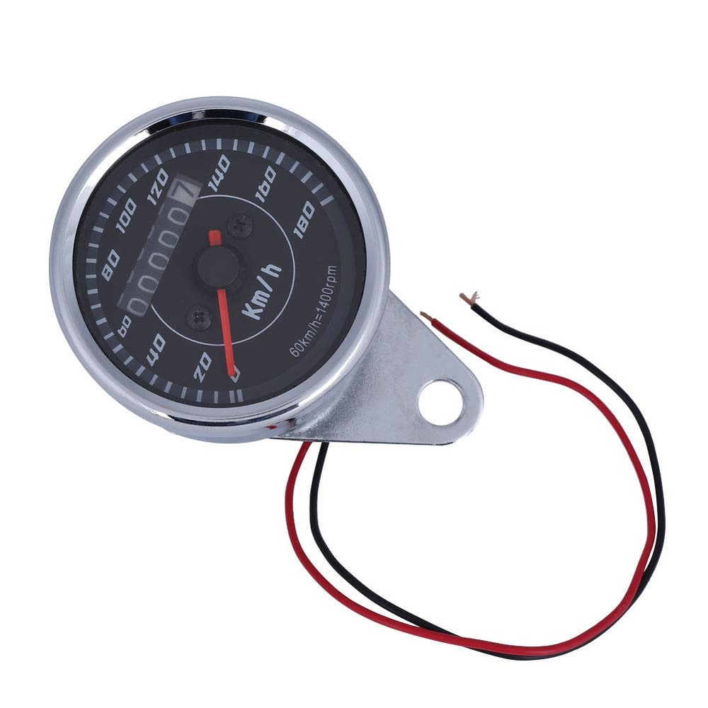 Odometer Speedometer Indicators Universal Double Color LED Light Speedometer...