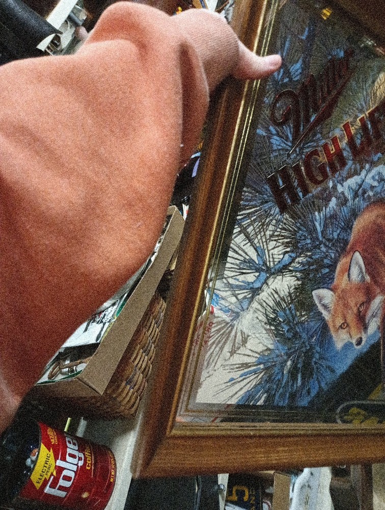 Miller High Life Sly Fox Beer Mirror
