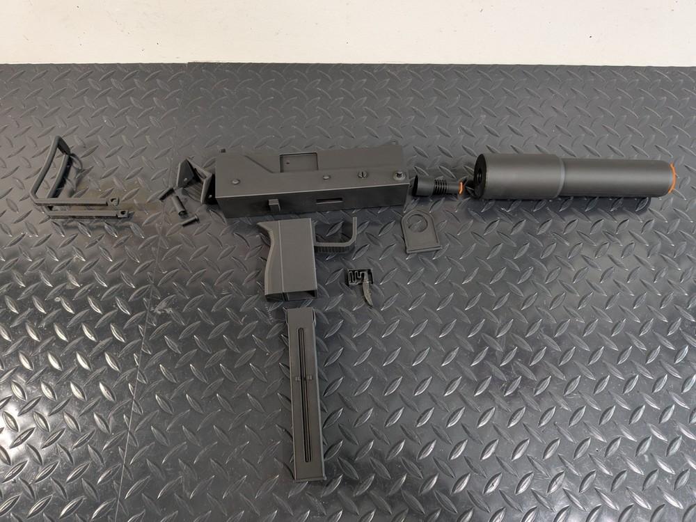 MAC-10 9mm Sub Machine Gun - 3D Printed Replica -DIY - Unpainted
