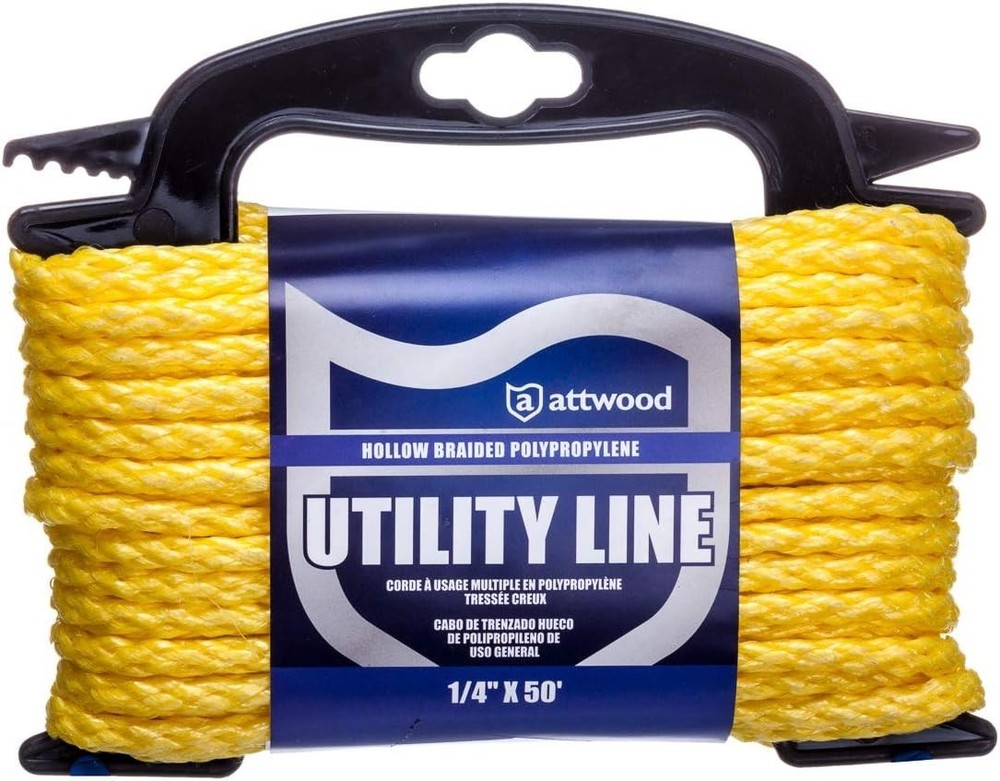 Neon Colored Diamond Braided Polypropylene Marine Utility Cord