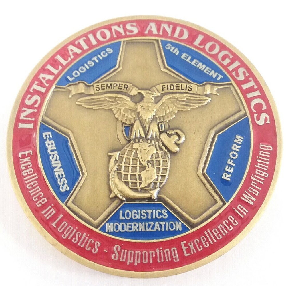 USMC INSTALLATIONS AND LOGISTICS ASSOC. FOUNDATION 2010 Challenge Coin