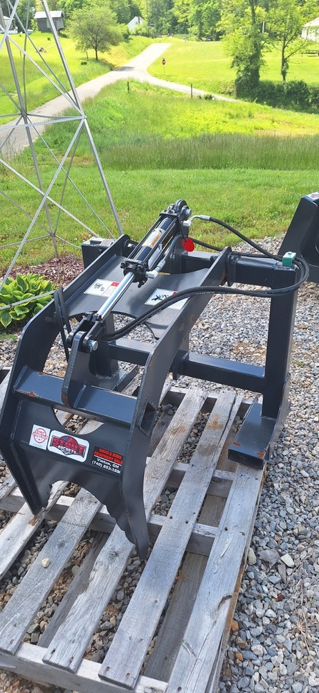 Stout Buckets Add On pallet Fork Grapple Skid Steer Tractor