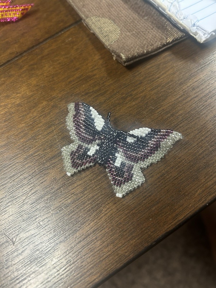 Handmade Beaded Butterfly