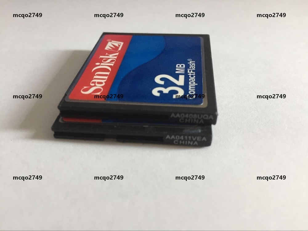 10PCS 32MB Sandisk Compact Flash Card 32MB CF Memory card SDCFB
