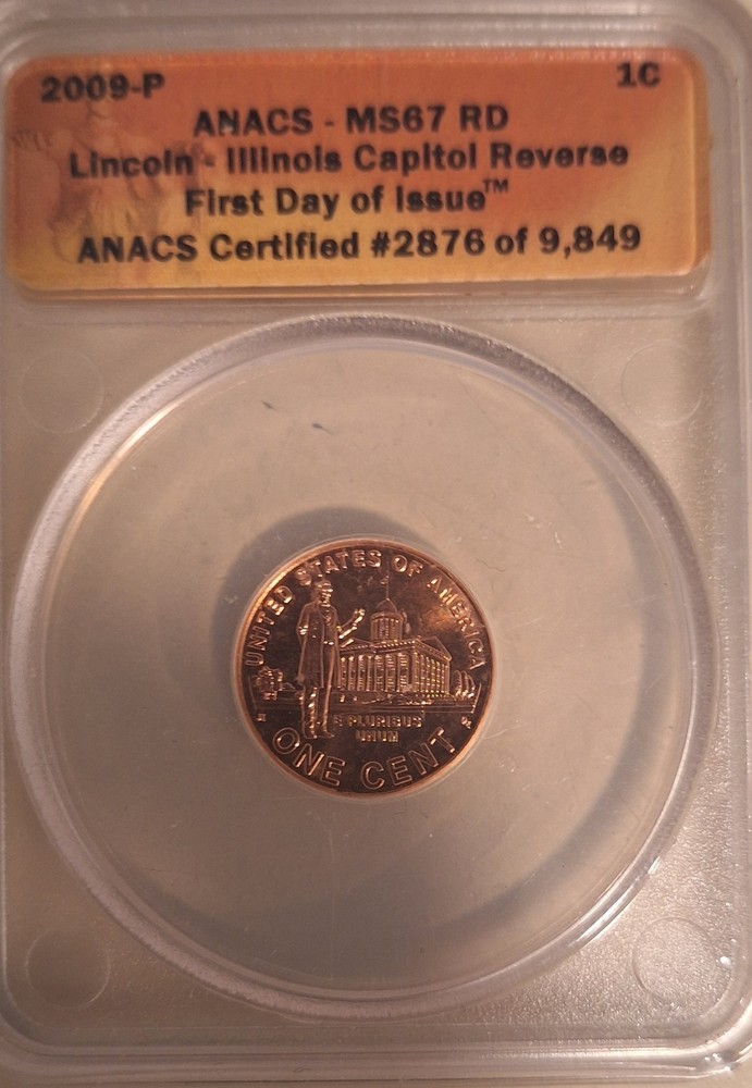 ANACS 2009 Lincoln Lot. See DISC.