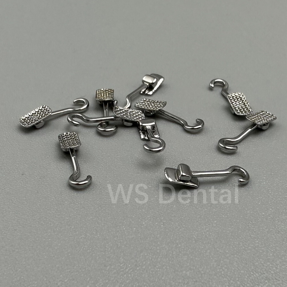Dental Orthodontic Crimpable Hook Sliding Hooks Vertical Bonding Left Right