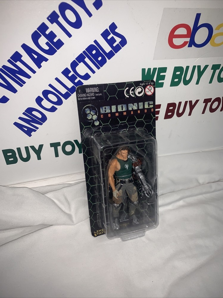 2009 Neca Bionic Commando Promo Action Figure New in Package - Capcom