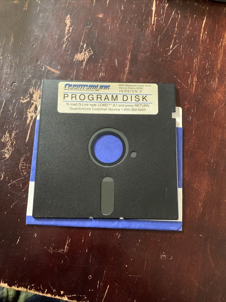 Quantum Link Program Disk for Commodore 64 Volume 3