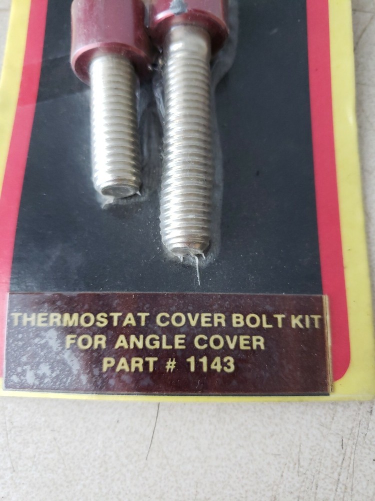 Performance Engineering 1143 Red Thermostat Angle Cover Bolt Kit