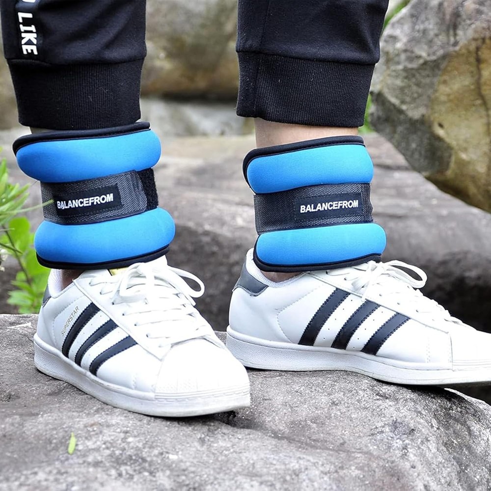 Durable 6LBS Ankle Weights for Aerobics & Core Training – Adjustable Convenience