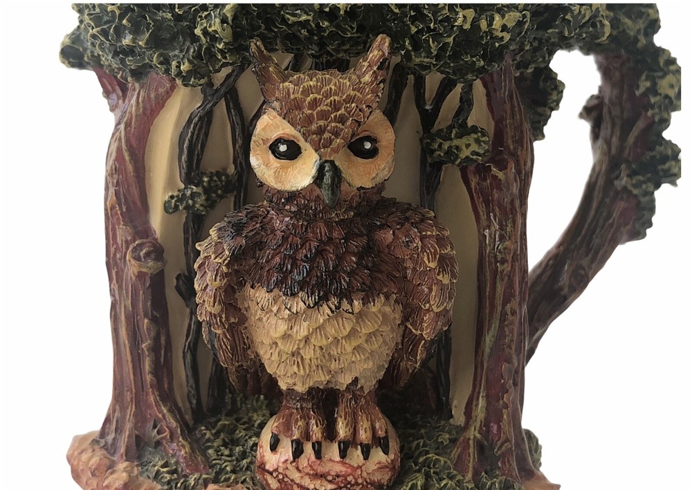 Nini Mini Wise Owl Beer Stein Trinket Holder Barware Decor