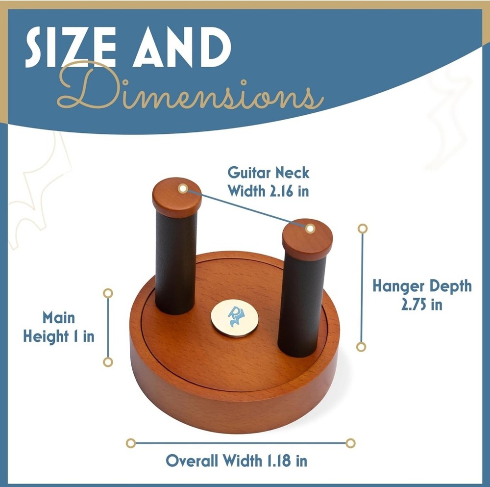 Rhythm And Timber Wall Mount ￼ Guitar Hanger