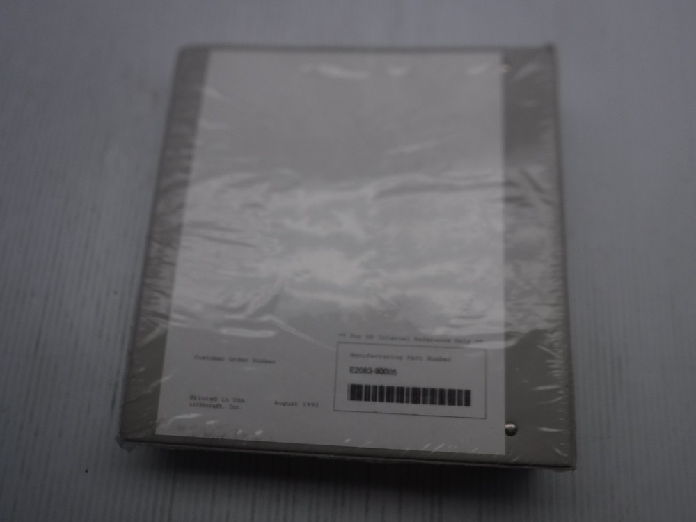 HP Instruments Basic User's Handbook Ver 2.0 E2083-90005