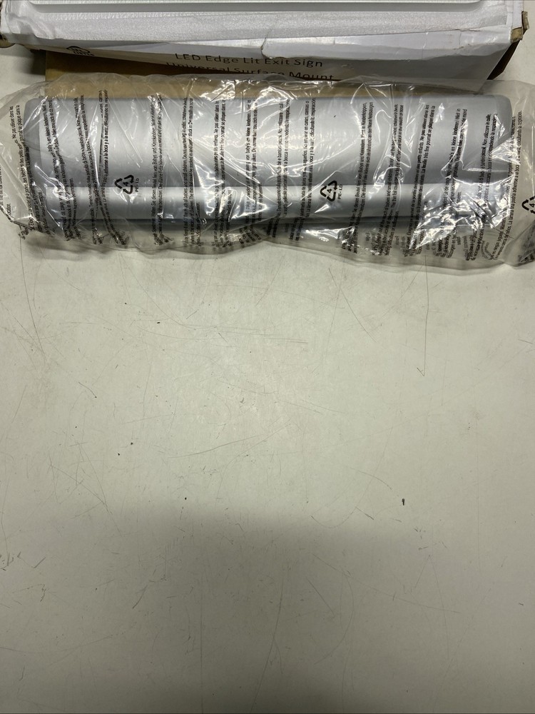 Green Exit Signs for Business, LED Edge Lit Exit Sign, UL 924 Hardwired