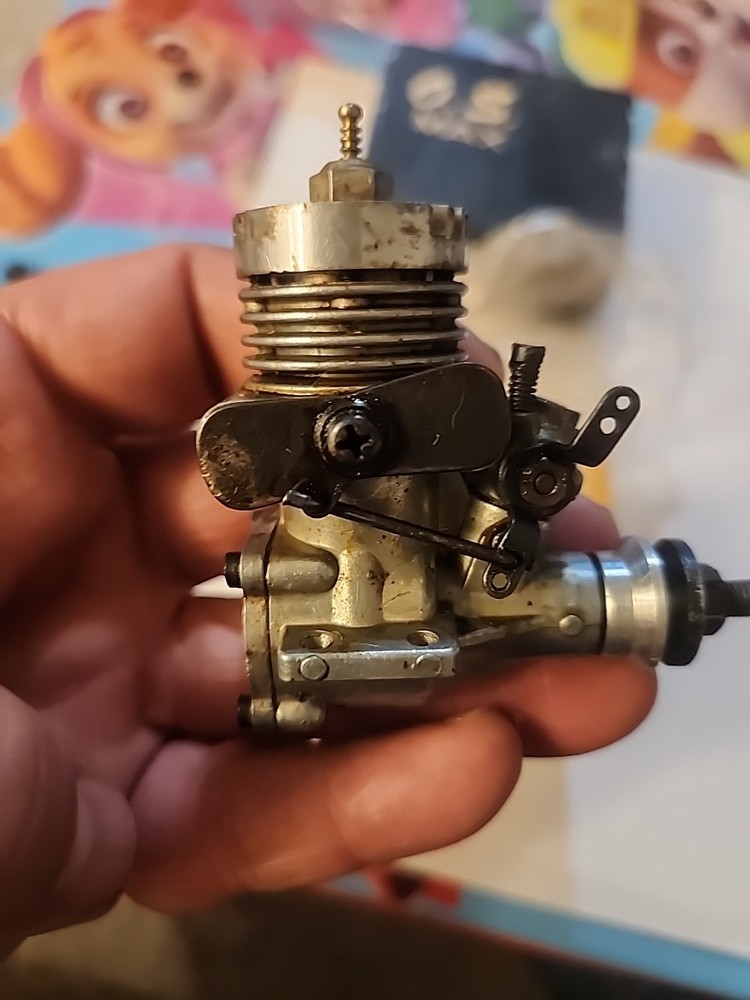 OS Max 10 R/C Model Airplane Glow Engine With Box And Paperwork