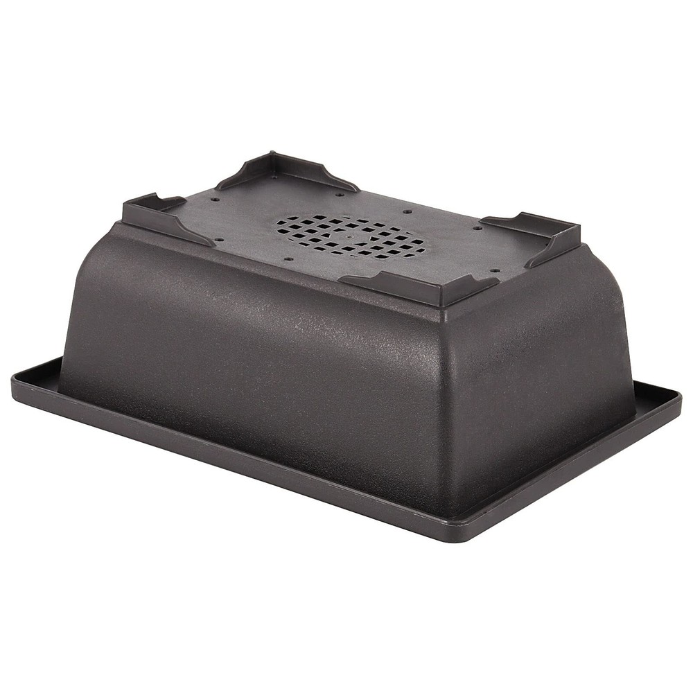 25 PCS 6.5 Inch Plastic Bonsai Training PotsThicken Rectangular Plastic Growi...