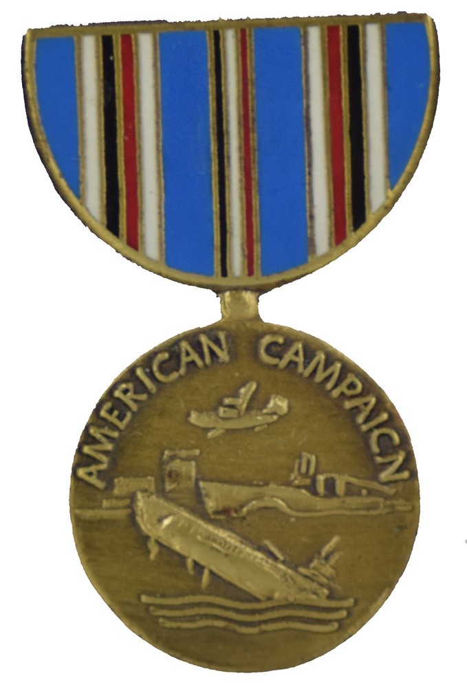 AMERICAN CAMPAIGN HAT PIN